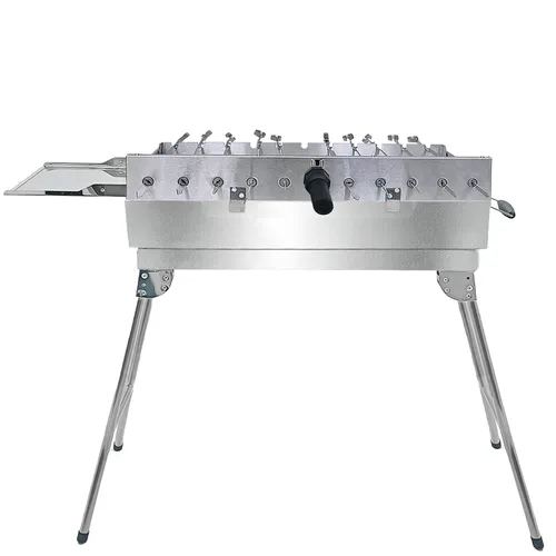 Produktbild Mangal Set President Edelstahl mit Drehspießregler für 11 Spieße