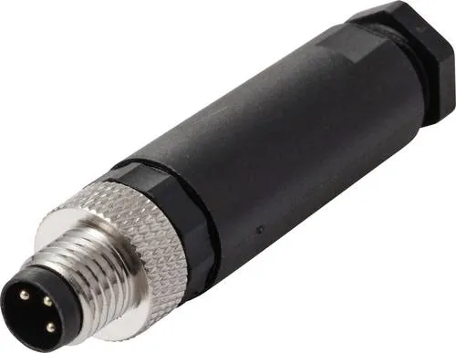 TRU COMPONENTS TC-13752056 Sensor/Aktor Einbaustecker M8 x 1 Stecker, gerade Polzahl Sensoren: 3 1St.