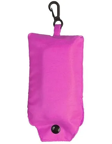 GIDUTEX Einkaufstasche faltbar Verwandelbar in Mini-Taschen-Format inkl. Karabinerhaken