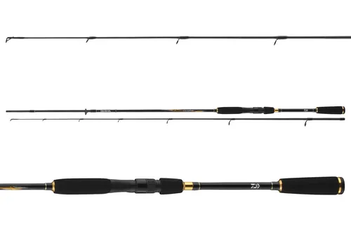 Daiwa Steckrute Crossfire Spin 2,70m - 10-30g - Angelruten mit Kohlefaserblank für hohe Sensibilität und schnelle Aktion. Ideal für Gummifisch- und Wobblerangeln. Ergonomischer Griff und Titanium-Oxyd Ringe sorgen für besten Komfort.