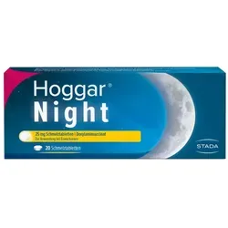 Hoggar Night 25 mg Doxylamin Schlaf-Schmelztabletten