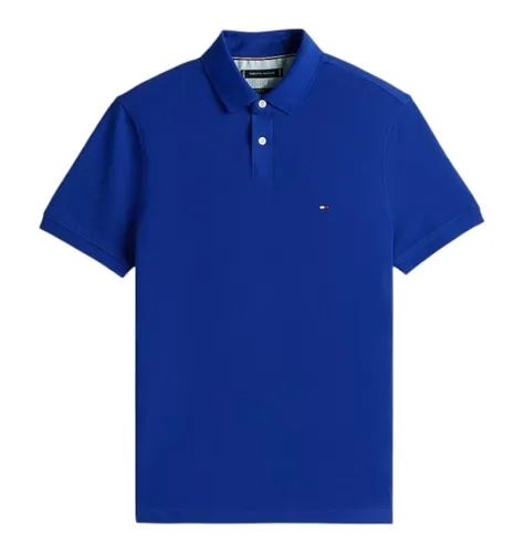 Tommy Hilfiger Freizeit-Polo 1985 Regular Fit Pique (Baumwolle) blau Herren, Größe: L