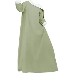 Blanketino Kuscheldecke mit Ärmeln in grün von blanketino