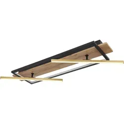 BMF-VERSAND LED Deckenleuchte Holzoptik