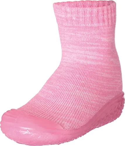 Playshoes Hausschuh-Socke gestrickt, Unisex-Kinder Hohe Hausschuhe, Pink (rosa 14), 20/21 EU (4 Child UK)