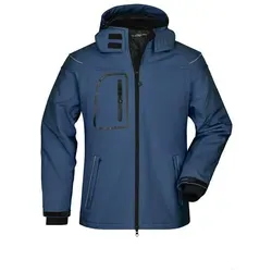 Herren Winter Softshelljacke JN1000, navy-blau, Größe XL - Funktionsjacken - modische und warme Softshelljacke für Herren, ideal für kalte Wintertage und Outdoor-Aktivitäten