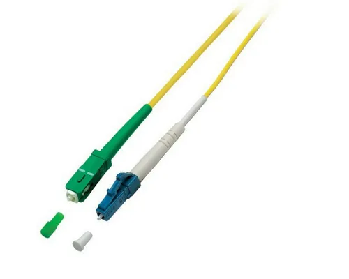 Danicom OS2 simplex Glasfaserkabel SC/APC-LC 10m Glasfaserkabel, (1000 cm)