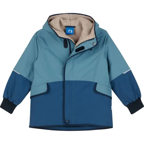 Finkid Kid's Moska Mukka Winterjacke 110/120 blau von finkid