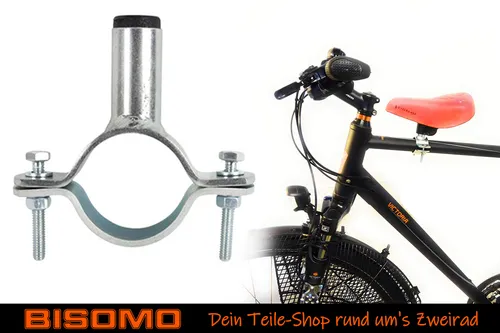 Kinder Satteladapter Herren Fahrrad Größe 1 Rahmen Ø 20mm-29mm Montage Oberrohr