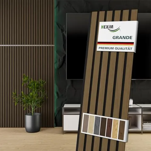 HEXIM Akustikpaneele 4 Stück 140x30cm von HEXIM