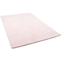 Pergamon Luxus Super Soft Fellteppich Plush Rosa 60x90cm - Hochwertiger Kunstfellteppich aus feinstem Polyester, extrem weich und flauschig. Ideal für Wohnzimmer und Schlafzimmer, bringt er Wärme und Gemütlichkeit in jeden Raum.