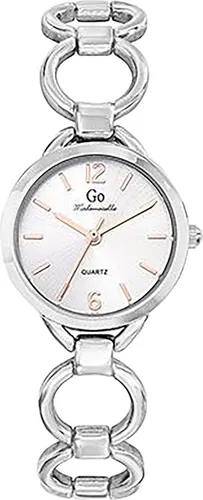 Girl Only Mademoiselle Damen Armbanduhr, silber Metall - Elegante Analog-Quarzuhr für Damen mit silbernem Metall-Armband und Klappverschluss. Ideal für Fashion-Liebhaberinnen, wasserdicht bis 3 bar und mit einem stilvollen Zifferblatt.