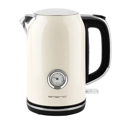 EMERIO Wasserkocher Retro Style 2200 Watt 1.7 Liter