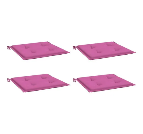 vidaXL Gartenstuhl Kissen 4 STK. in pink von vidaXL