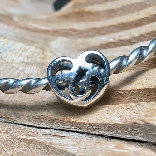 TROLLBEADS das Original Von Herzen/Passion Swirl TAGBE-20212 Silber