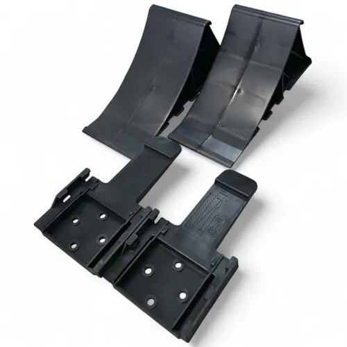 Hemmschuh 2er Set 1600kg Bremskeil für LKW und KFZ - Zuverlässige Radstopper für Autos und Motorräder, inklusive Halterung. Ideal für sicheres Abstellen und Stabilität bei jedem Einsatz.
