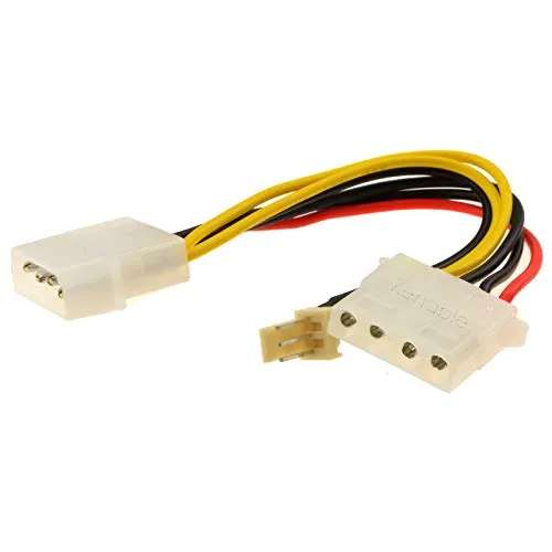 Strom Konverter Kabel 4 Polig LP4 Molex Weiblich Zum 3 Polig Lüfter Adapter