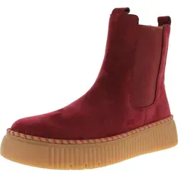 Gabor Damen Boots 73.540.15 in Rot - Stylische Gabor Damen Boots im Chelseaboots-Stil, aus hochwertigem Leder mit praktischem Reißverschluss für einfaches An- und Ausziehen. Ideal für den Alltag!