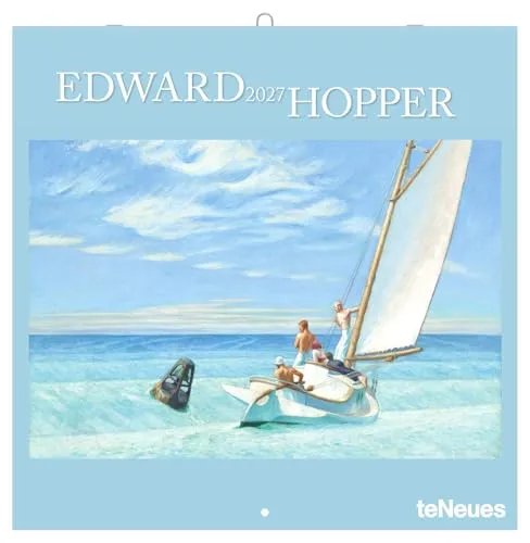 Edward Hopper 2027: Wandkalender 30x30 cm (30x60 cm geöffnet), Kunstkalender mit Meisterwerken des amerikanischen Realismus