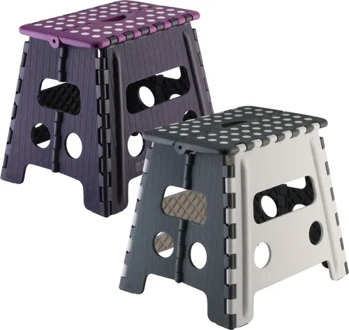 Klappsitz mittel Tragkraft max. 150 kg, mit Gumminoppen an den Füßen faltbar neu