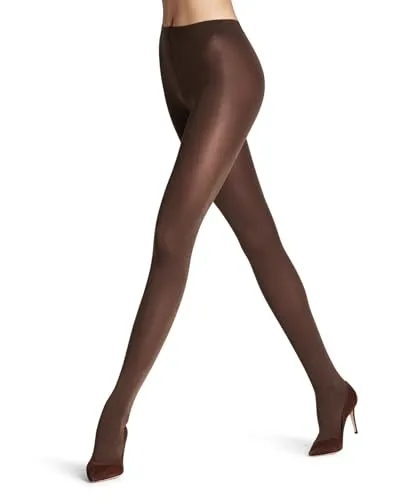 FALKE Damen Strumpfhose Seidenglatt 80 DEN in braun von FALKE