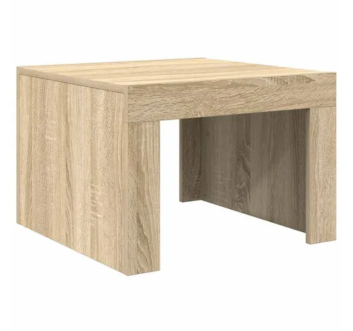 Stylischer Couchtisch Sonoma-Eiche 50x50x35 cm - Tische & Stehtische: Robuster Couchtisch aus Holzwerkstoff in eleganter Sonoma-Eiche-Optik, perfekt für jedes Wohnzimmer.
