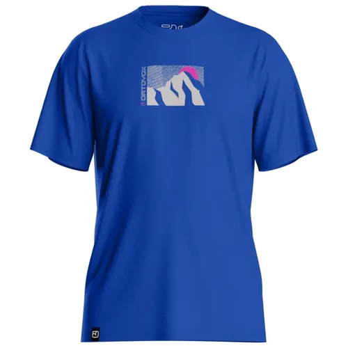 Ortovox Herren 120 Cool Tec Mtn Sun T-Shirt (Größe XXL, blau)