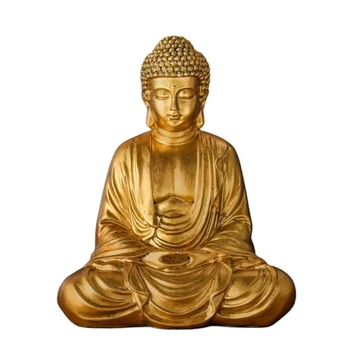 Buddha Meditation Statue Gold in gold von Zen Light