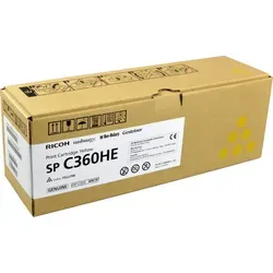 Ricoh Toner 408187 SPC360HE yellow OEM von Ricoh