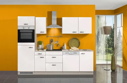 OPTIFIT Küchenzeile Faro, Breite 270 cm, wahlweise mit E-Geräten, mit Arbeitsplatte