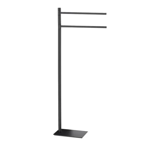 Kiamami Valentina - Schwarzmatter Badetuchhalter aus Edelstahl | Silene