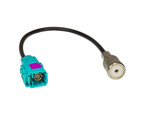 tomzz Audio Fakra (F) Antennenadapter Kupplung auf ISO (F) Buchse KFZ-Adapter