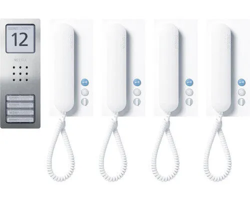 Siedle SET CA 812-4 E/W Audio-Set Compact Edelstahl von SSS Siedle