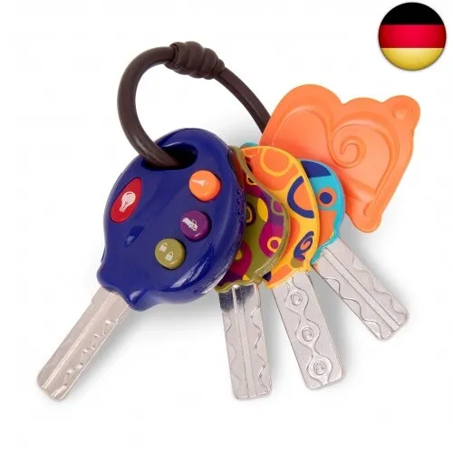 B. toys Luckeys Spielzeugschlüssel Blau für Kinder und Babys