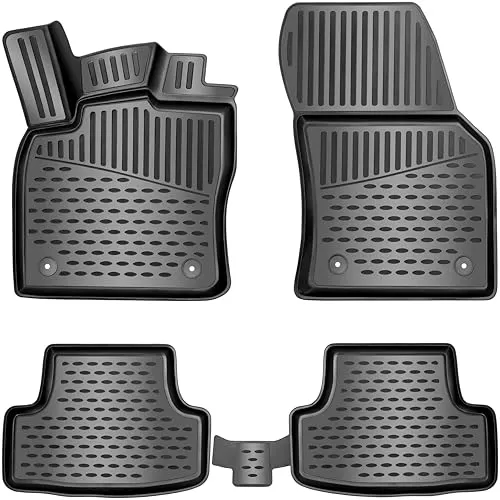ELMASLINE 3D Gummimatten Set für VW Golf 8 (VIII) von ELMASLINE
