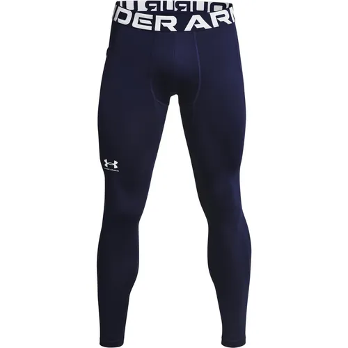 Under Armour CG Armour Leggings – midnight navy white S von Under Armour