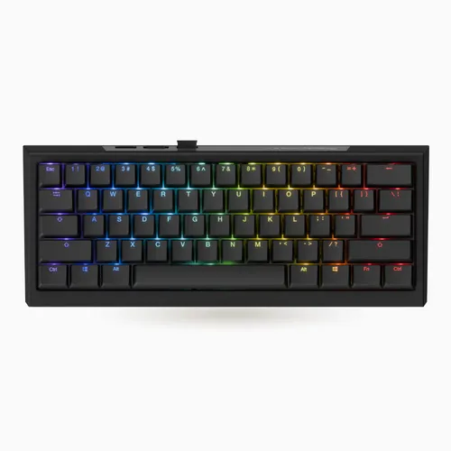 Ducky One X Mini Wireless Gaming Tastatur Schwarz – 60% - Erlebe ultrapräzise Auslösung mit innovativen Induktiven Switches, die für kabelloses Gaming optimiert sind. Tri-Mode-Konnektivität ermöglicht nahtloses Wechseln zwischen Geräten.