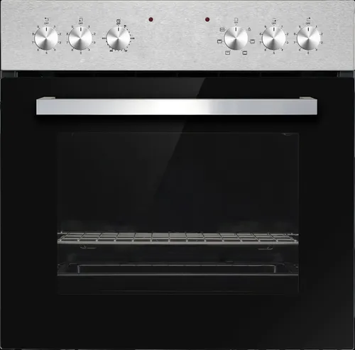 PKM Elektro-Herd-Set Einbau Herdset EHS5IX, 4 Kochzone 70 L Garraum Grillfunktion Eco Modus