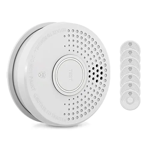 SHD Rauchmelder Set (8X) - BSI-zertifizierte Brandmelder mit Stummschaltung - Rauchmelder Set für umfassenden Schutz: 8x EN 14604 geprüfte Brandmelder mit 85dB Alarm, einfacher Montage und langer Lebensdauer, ideal für jedes Zuhause.