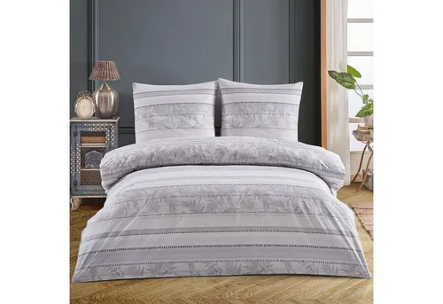 Buymax Luxury Bettwäsche-Set, 3-teilig, 100% Baumwolle, 200x220 cm - Bettwäsche-Set aus strapazierfähigem Renforcé, hautsympathisch und atmungsaktiv. Perfekt für ein angenehmes Schlafklima, mit praktischem Reißverschluss und pflegeleicht.