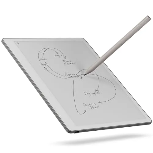 reMarkable Paper Pure – Digitales Notizbuch mit Marker Plus und Sleeve Folio, Grau