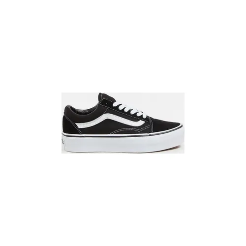Vans Old Skool Platform Plateausneaker - Sneaker aus textilem Canvas-Material, ideal für Skateboarding und mit bequemer Plateausohle für zusätzlichen Style und Komfort.