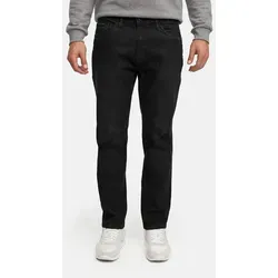 Indicode Regular-fit-Jeans Herren Texas Jeanshose Hose Herrenhose Jeanshose im Five-Pocket Stil schwarz 30/32