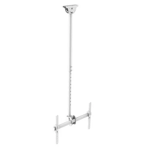 TV Deckenhalterung 37-70 Zoll höhenverstellbar ausziehbar weiß LED LCD Plasma