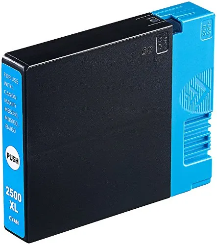 iColor Günstige Druckerpatrone: Patrone für Canon (ersetzt PGI-2500XL C), Cyan (Maxify MB 5150, Canon, Tinte, Tintenstrahldrucker)
