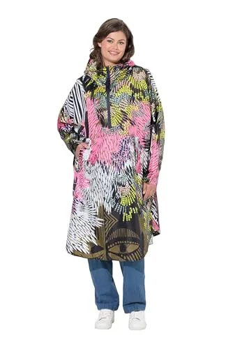 Laurasøn Funktions-Regencape, Unisex, Khaki - Wasserdichtes und winddichtes Regencape mit verstellbarer Kapuze und praktischem Zipper. Ideal für alle Outdoor-Aktivitäten. Einheitsgröße sorgt für perfekten Sitz.