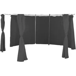 6er-Set Seitenteile für Pavillon Ø 3,5m