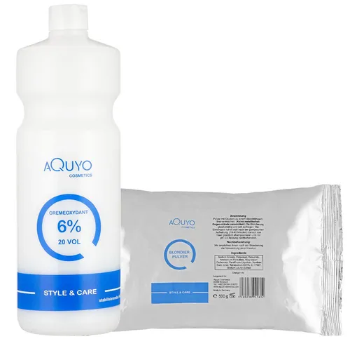 Style & Care Blondierpulver + Creme Oxydant 6% Entwickler