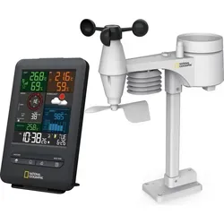 NATIONAL GEOGRAPHIC Colour-Display-Funk-Wetterstation 5-in-1 - Wetterstationen mit 5-in-1-Funktion, bietet präzise Wetterdaten und ein farbenfrohes Display für eine einfache Ablesbarkeit.