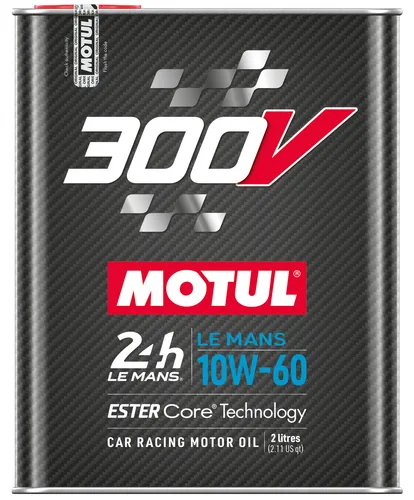 MOTUL 300V LE MANS 10W-60 - Hochleistungsmotoröl - Motoröl für Hochleistungsmotoren, 2L Ester-Synthetisches Öl mit optimaler Viskosität 10W-60 für maximale Leistung und Schutz.
